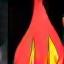BBQ fire icon.